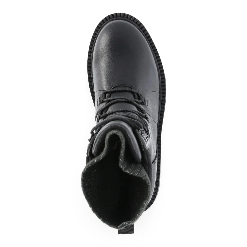 Women's Size 10 Combat Black Winter Waterproof‎ Work Boots 3M Thinsulate -20°